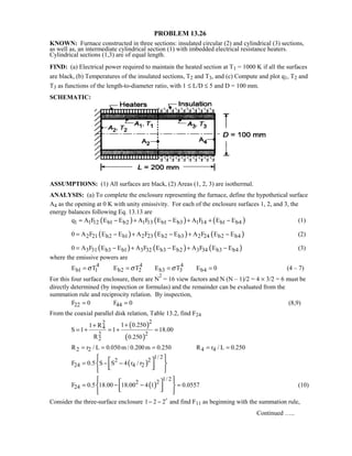 Heat transfer 5th ed incropera solution manual