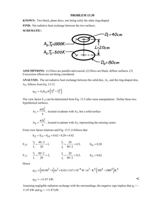 Heat transfer 5th ed incropera solution manual