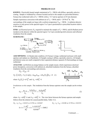 Heat transfer 5th ed incropera solution manual
