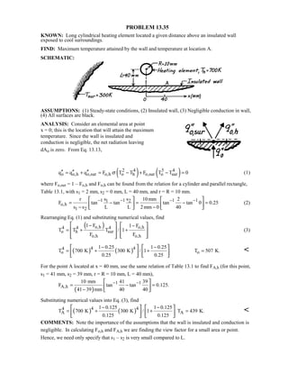 Heat transfer 5th ed incropera solution manual