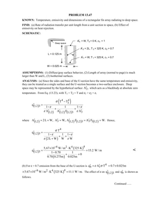 Heat transfer 5th ed incropera solution manual