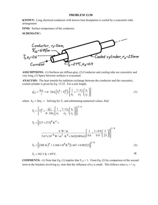 Heat transfer 5th ed incropera solution manual