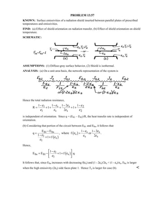 Heat transfer 5th ed incropera solution manual