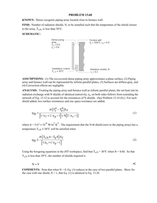 Heat transfer 5th ed incropera solution manual