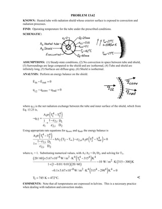 Heat transfer 5th ed incropera solution manual