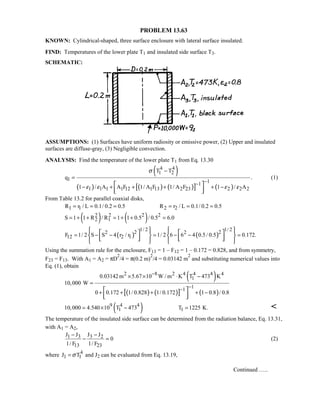 Heat transfer 5th ed incropera solution manual