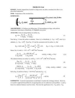 Heat transfer 5th ed incropera solution manual