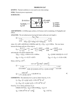 Heat transfer 5th ed incropera solution manual