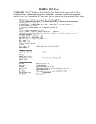Heat transfer 5th ed incropera solution manual