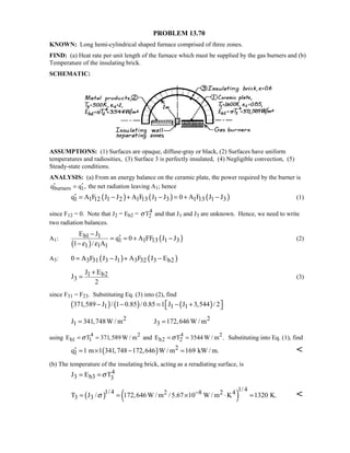 Heat transfer 5th ed incropera solution manual