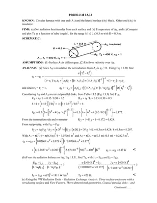 Heat transfer 5th ed incropera solution manual