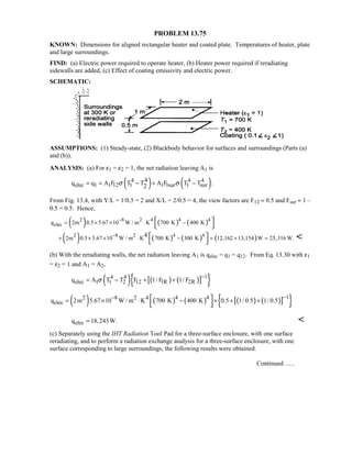 Heat transfer 5th ed incropera solution manual