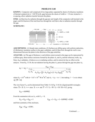 Heat transfer 5th ed incropera solution manual