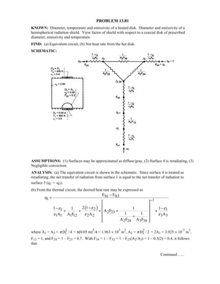 Heat transfer 5th ed incropera solution manual