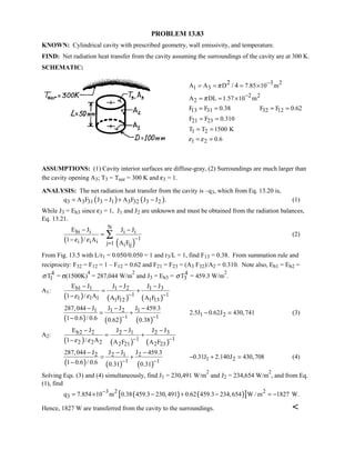Heat transfer 5th ed incropera solution manual