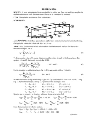 Heat transfer 5th ed incropera solution manual