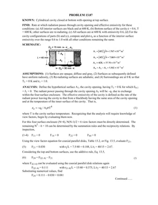 Heat transfer 5th ed incropera solution manual