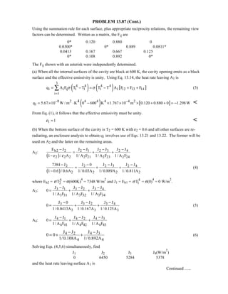 Heat transfer 5th ed incropera solution manual