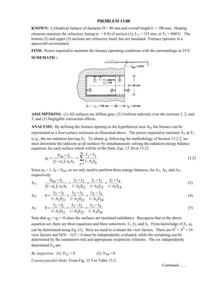 Heat transfer 5th ed incropera solution manual