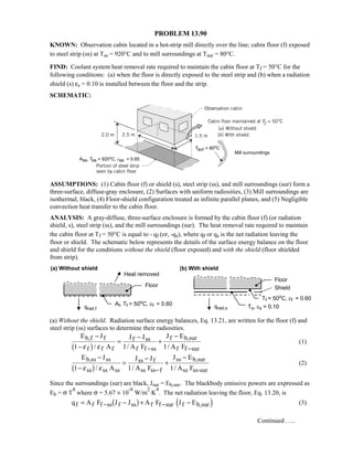 Heat transfer 5th ed incropera solution manual