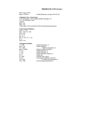 Heat transfer 5th ed incropera solution manual