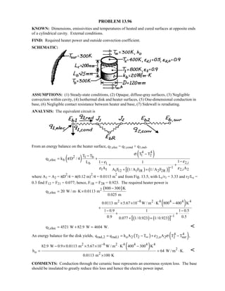 Heat transfer 5th ed incropera solution manual