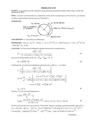 Heat transfer 5th ed incropera solution manual