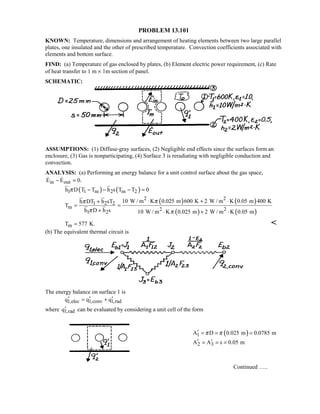 Heat transfer 5th ed incropera solution manual