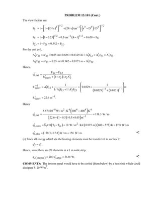 Heat transfer 5th ed incropera solution manual