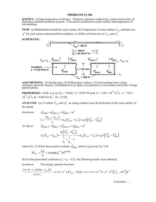 Heat transfer 5th ed incropera solution manual
