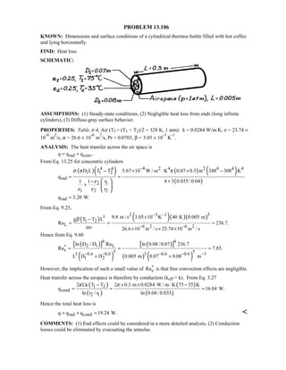 Heat transfer 5th ed incropera solution manual