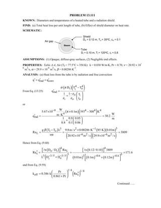 Heat transfer 5th ed incropera solution manual