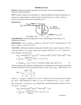 Heat transfer 5th ed incropera solution manual