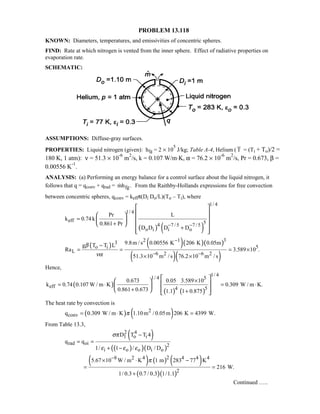 Heat transfer 5th ed incropera solution manual