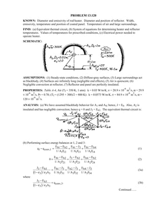 Heat transfer 5th ed incropera solution manual