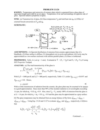 Heat transfer 5th ed incropera solution manual