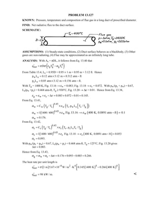 Heat transfer 5th ed incropera solution manual