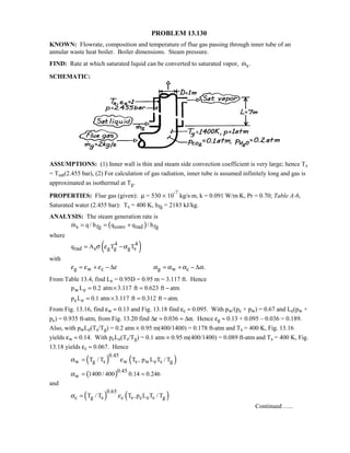 Heat transfer 5th ed incropera solution manual