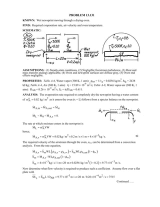 Heat transfer 5th ed incropera solution manual