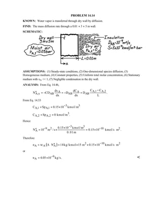 Heat transfer 5th ed incropera solution manual