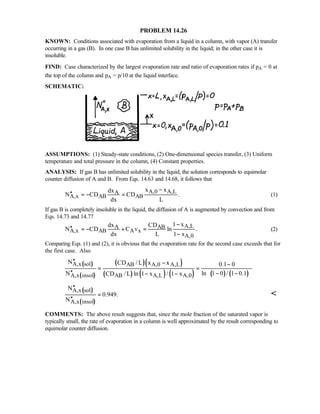 Heat transfer 5th ed incropera solution manual