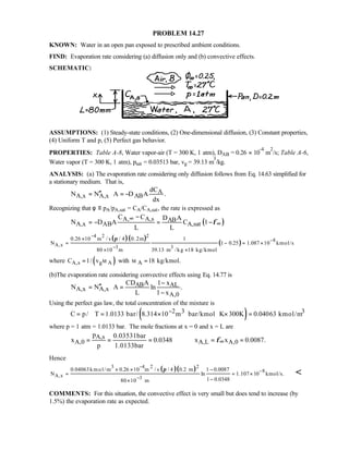 Heat transfer 5th ed incropera solution manual