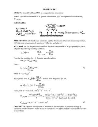 Heat transfer 5th ed incropera solution manual