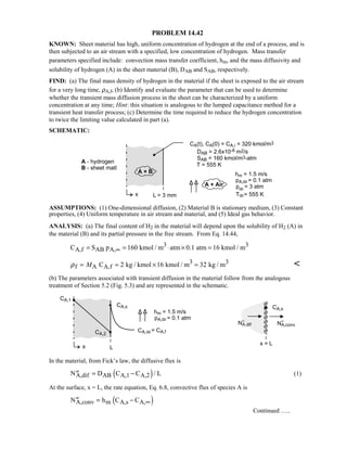 Heat transfer 5th ed incropera solution manual