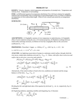 Heat transfer 5th ed incropera solution manual