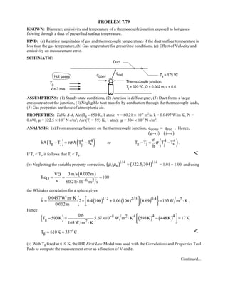 Heat transfer 5th ed incropera solution manual