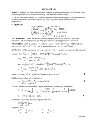 Heat transfer 5th ed incropera solution manual