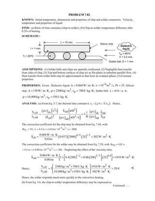Heat transfer 5th ed incropera solution manual