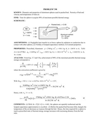 Heat transfer 5th ed incropera solution manual