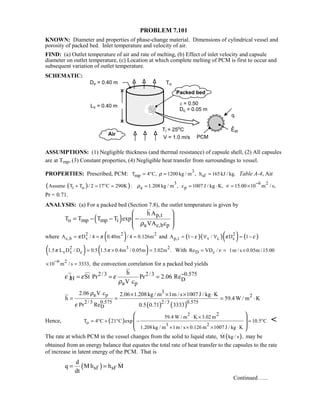 Heat transfer 5th ed incropera solution manual